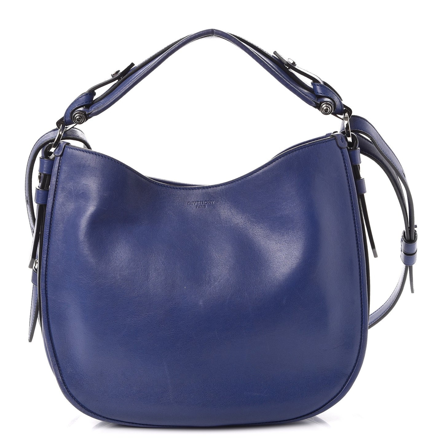 Lambskin Small Obsedia Hobo Blue