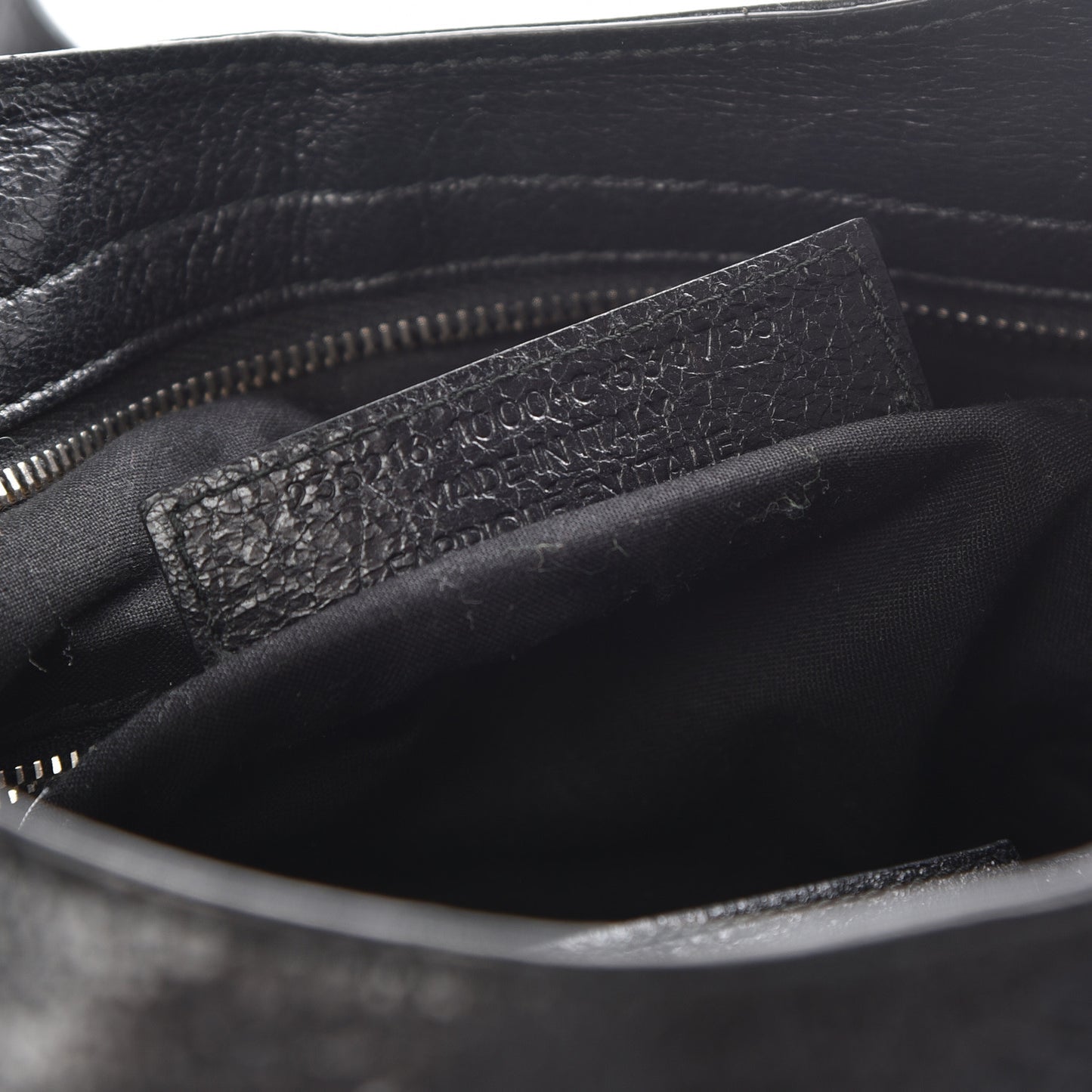 Agneau Classic Silver Hardware Velo Black