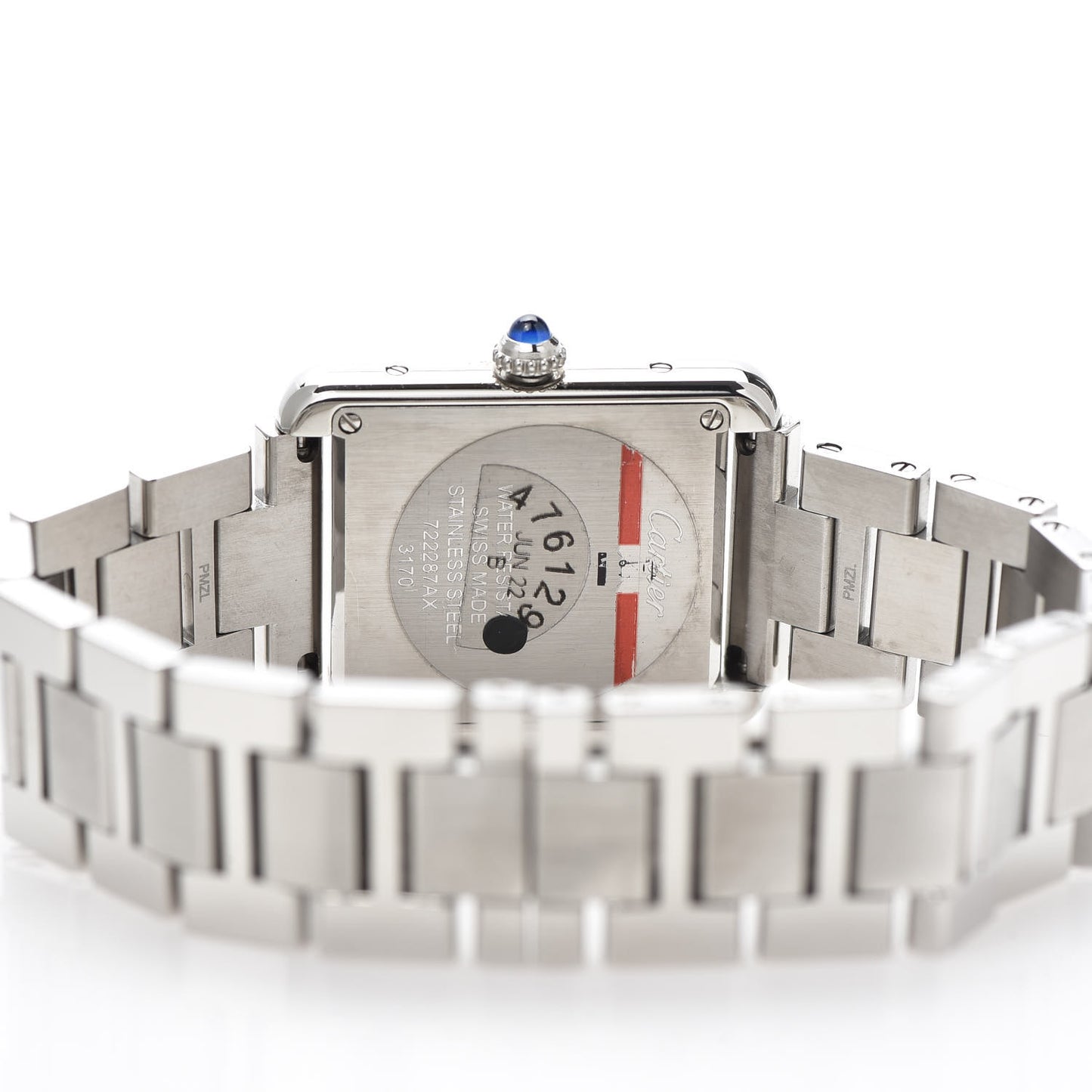 Stainless Steel 24mm Tank Solo Quartz Watch