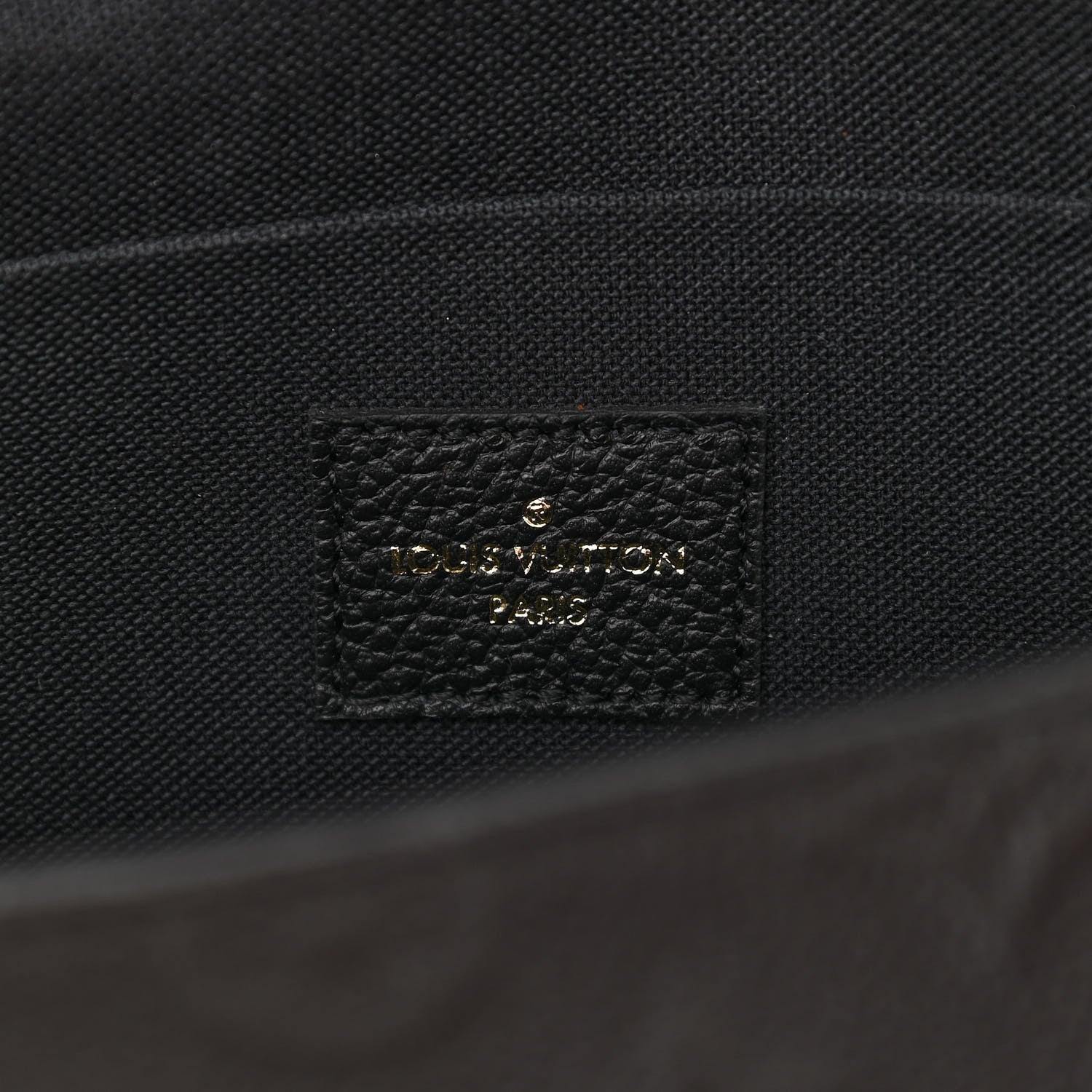 Louis Vuitton Empreinte Pochette Felicie Chain Wallet Black 6 of 9