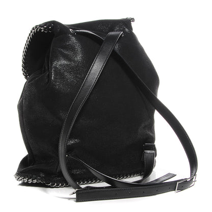 Stella McCartney Shaggy Deer Backpack Bag Black 3 of 9