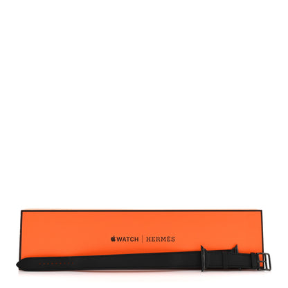 Hermes Swift Apple Watch Double Tour Strap Black 5 of 5
