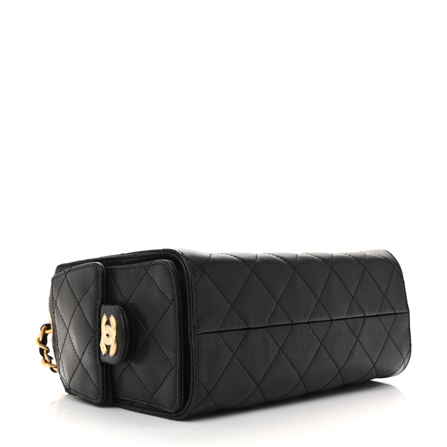 Chanel Caviar Quilted Mini Chanel 25 Handbag Black 4 of 15