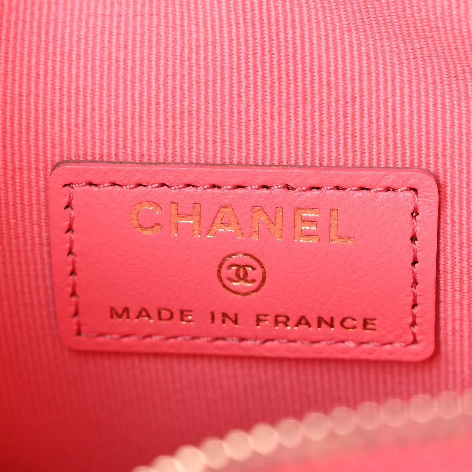 Chanel Lambskin Quilted CC In Love Heart Clutch With Chain Pink 6 of 11