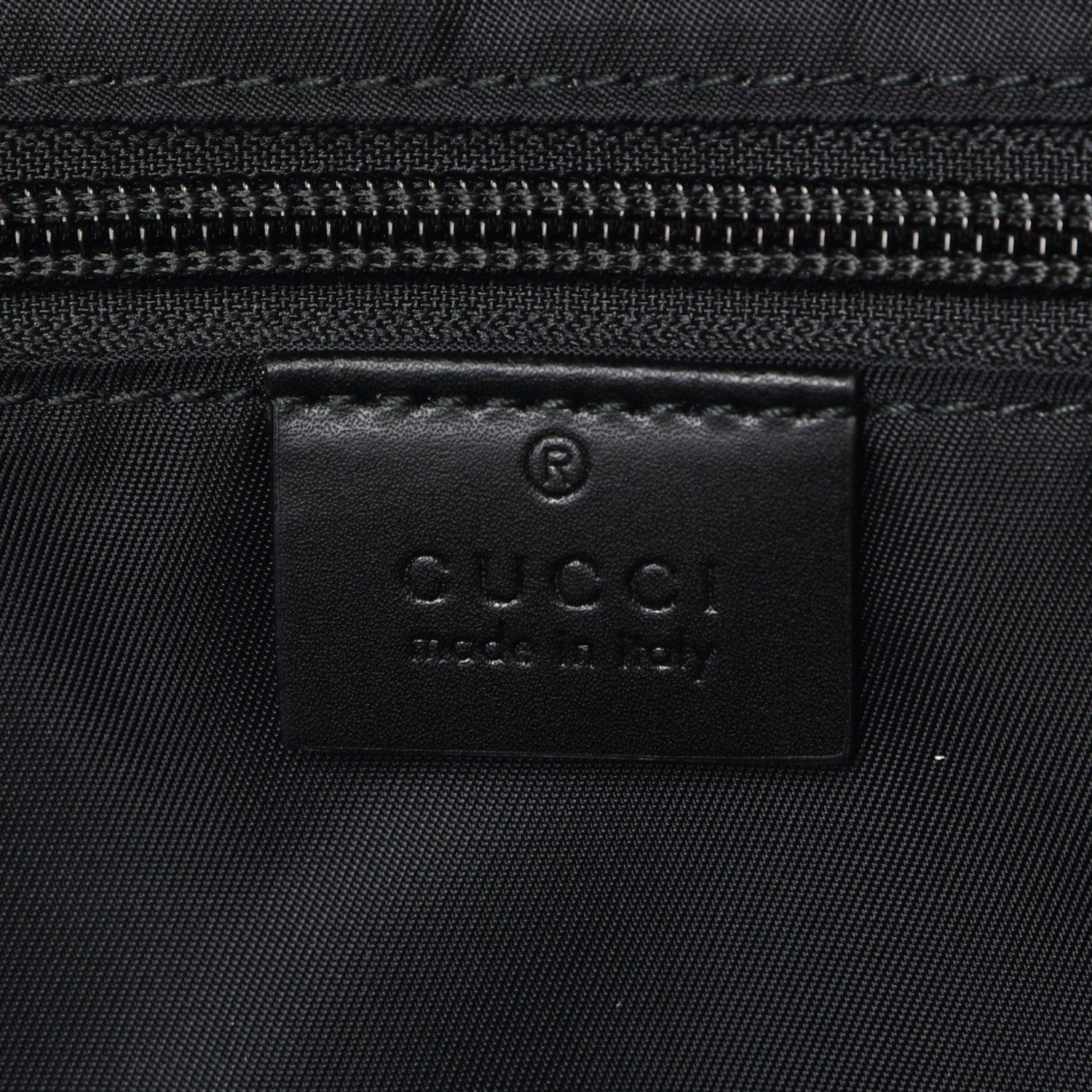 Gucci Techno Canvas Appia Calfskin Web Tote Backpack Black 6 of 7