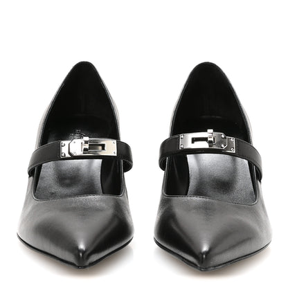 Hermes Nappa Kiara 60 Pumps 40.5 Black 3 of 8