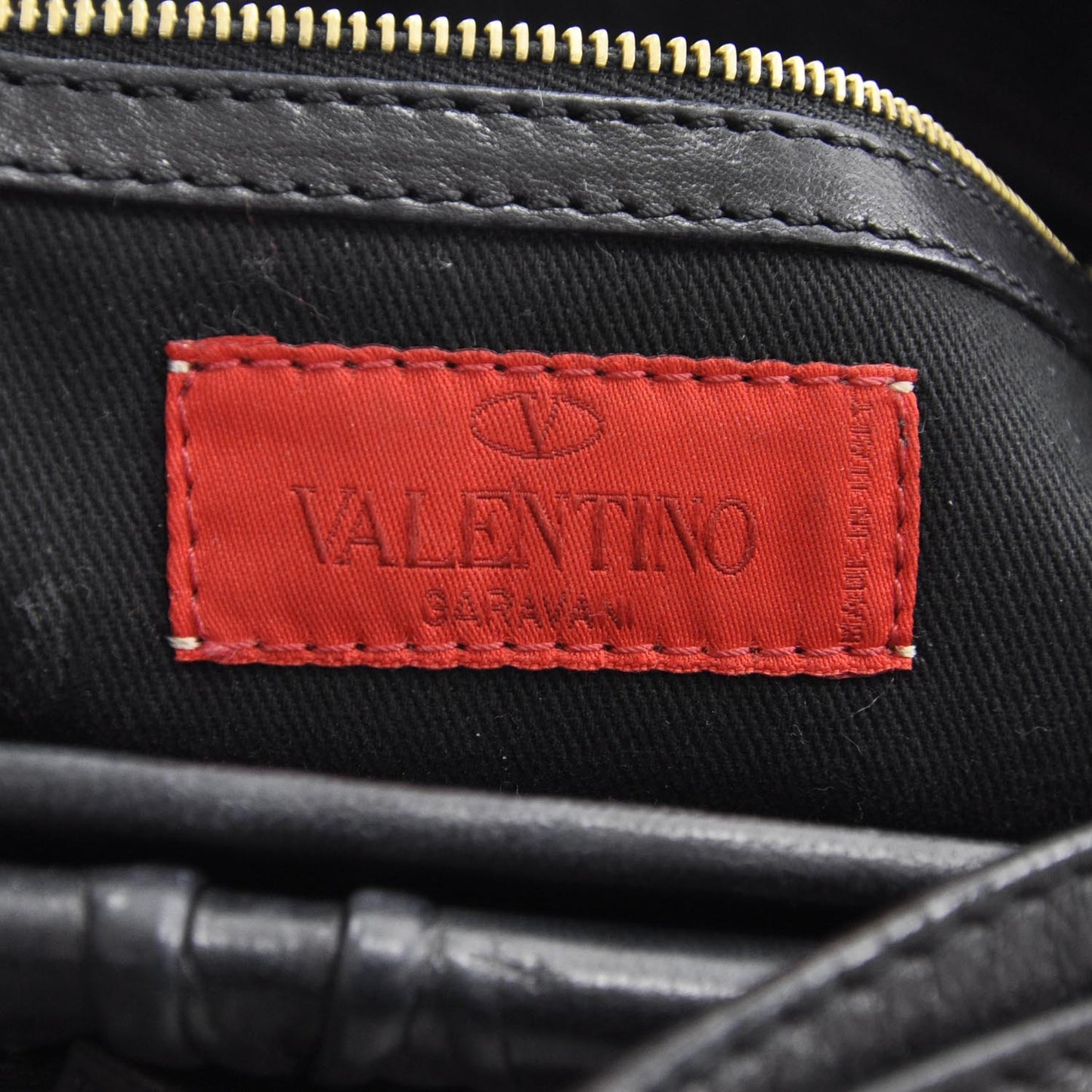 Nappa Leather Jardin Rose Framed Duffel Black