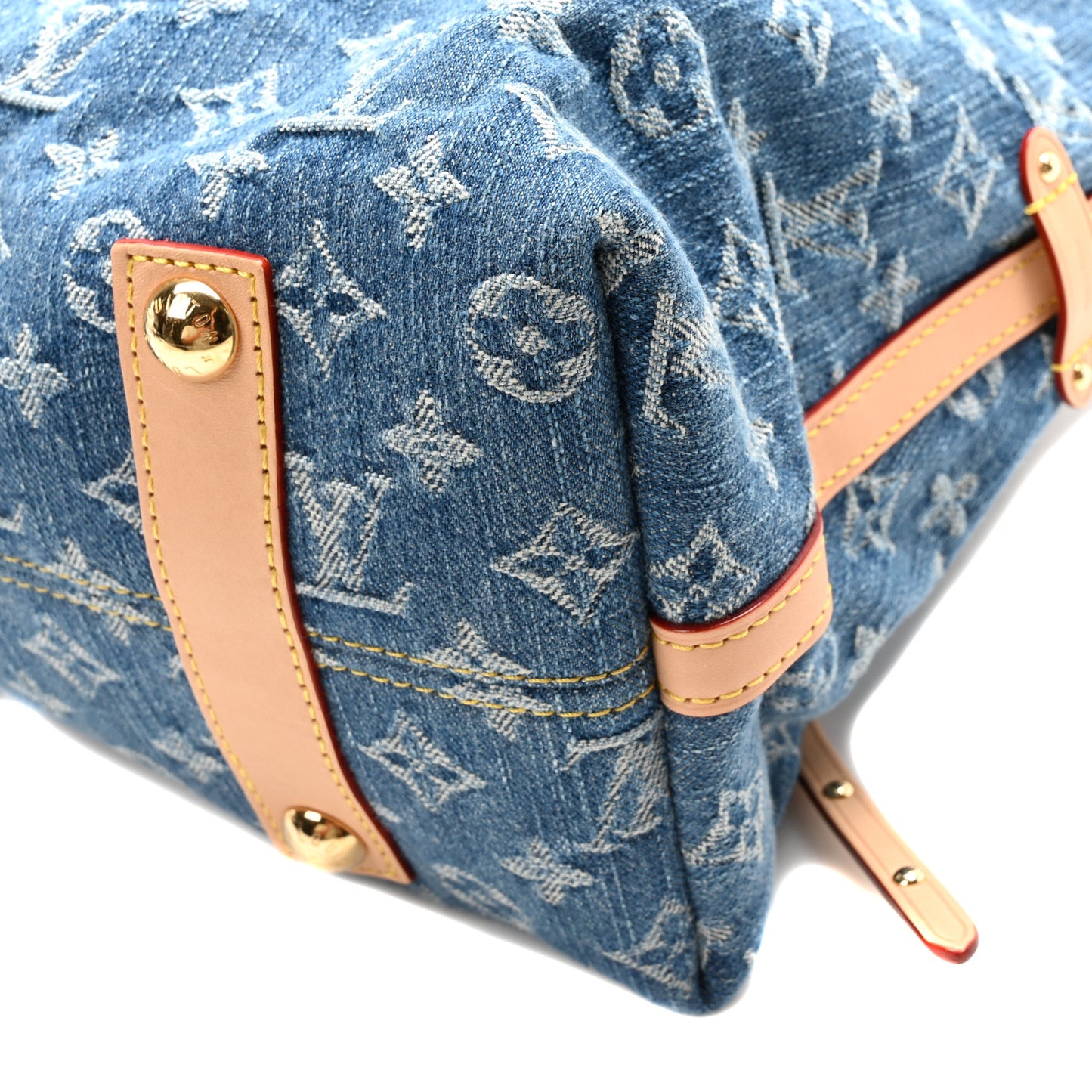 Monogram Denim CarryAll MM Blue