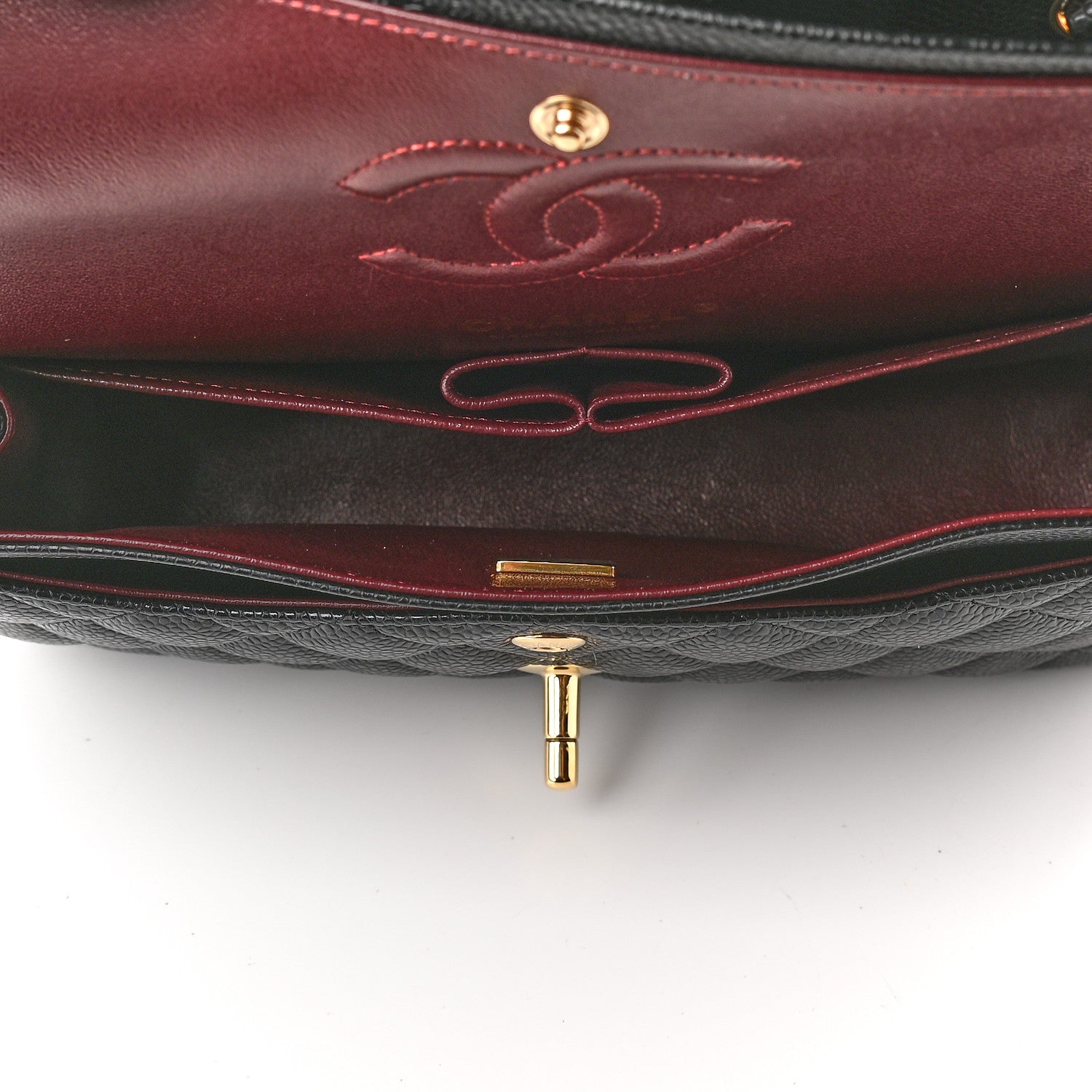 Chanel Caviar Quilted Small Double Flap Black 5 of 9