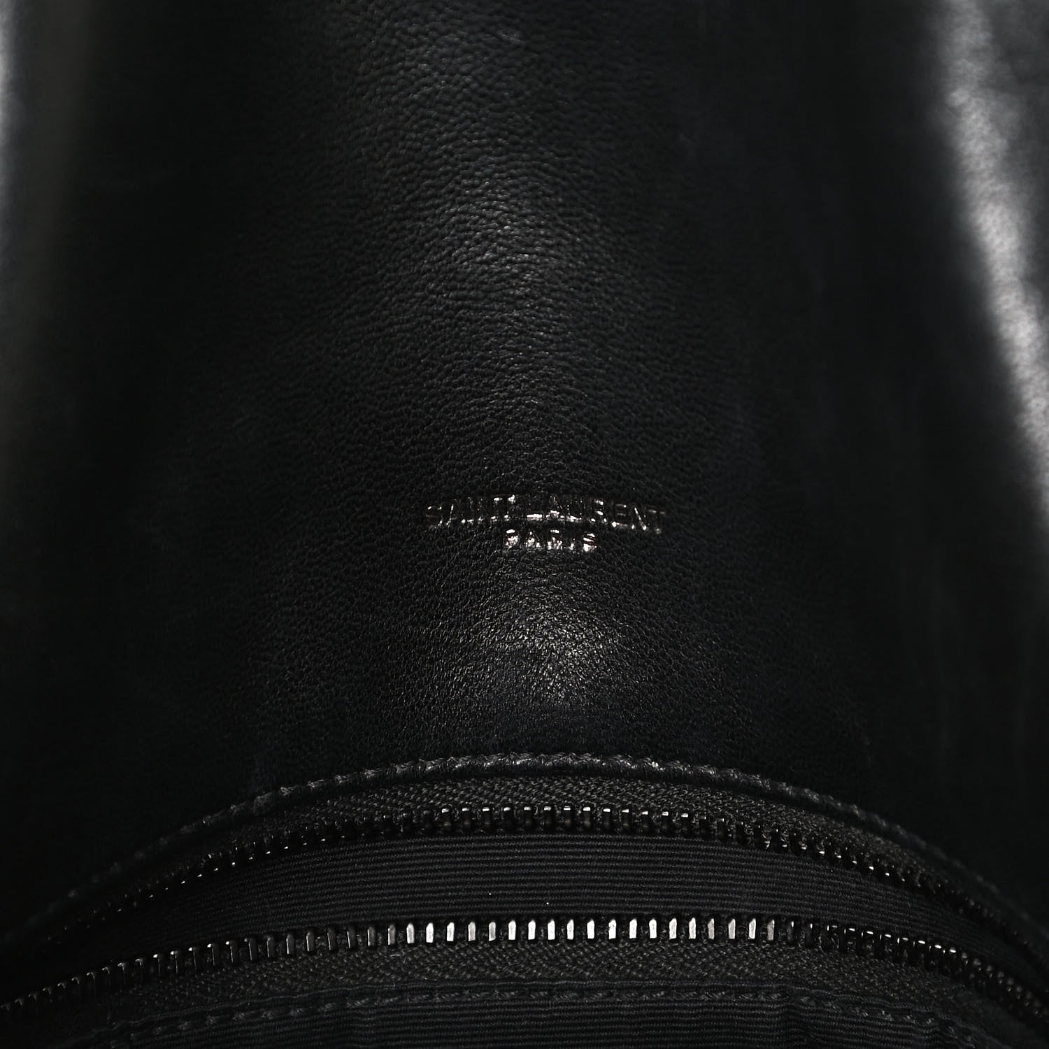 Saint Laurent Lambskin Quilted Small Loulou Puffer Monogram Chain Satchel Black 8 of 11