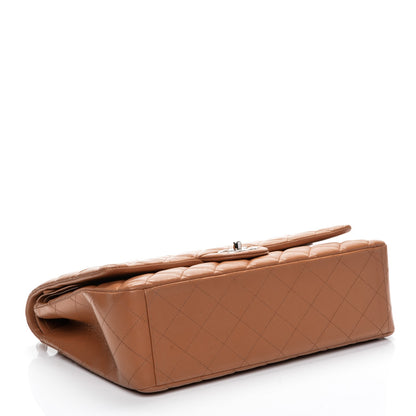 Chanel Caviar Quilted Maxi Double Flap Light Brown 4 of 7