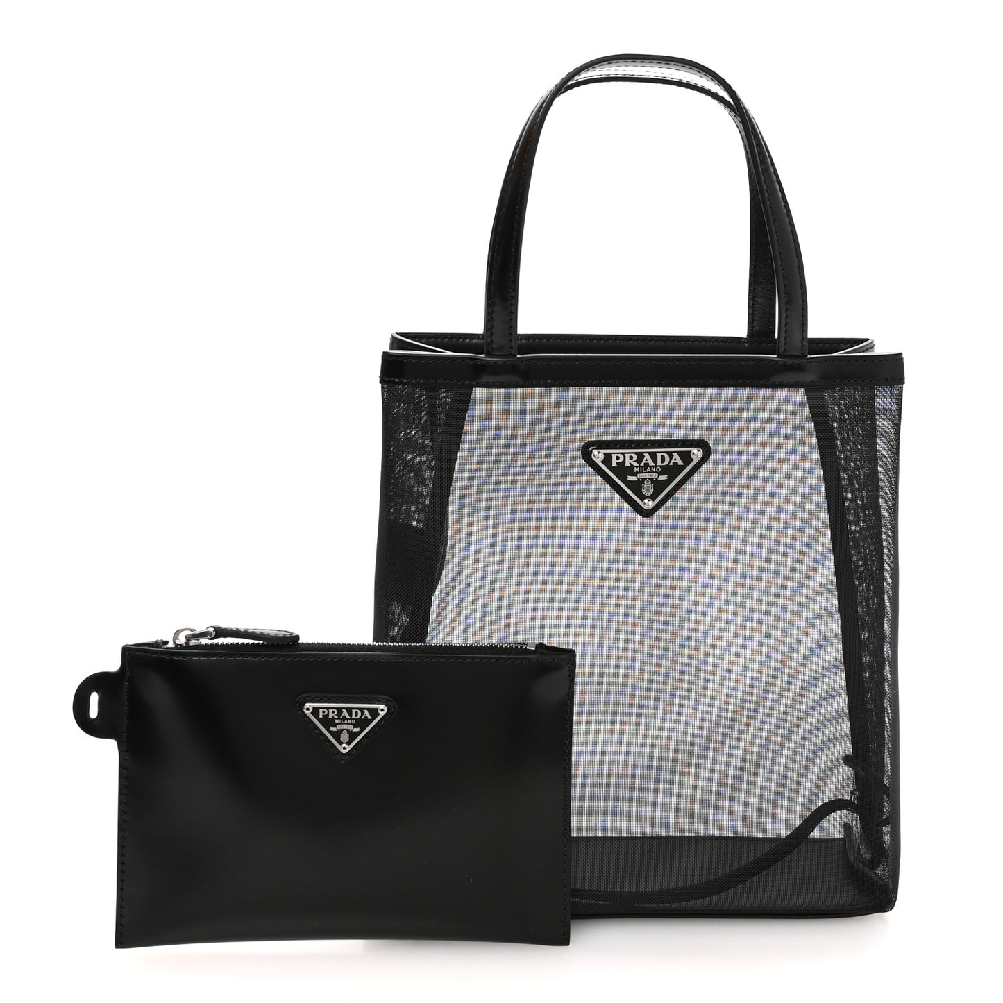 Mesh Small Tote Bag Black