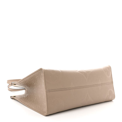 Louis Vuitton Empreinte Monogram Giant Onthego MM Tourterelle 4 of 11