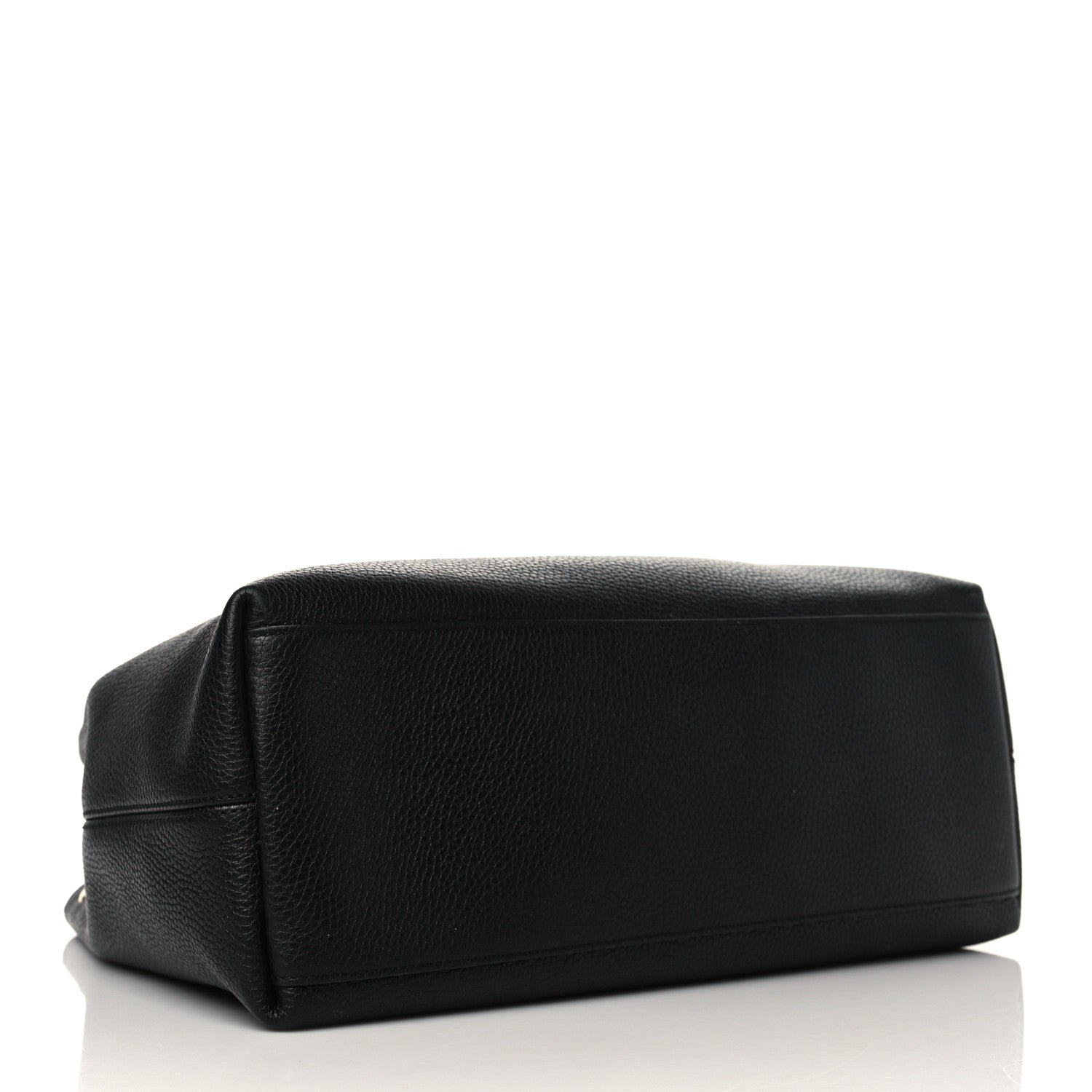 Gucci Pebbled Calfskin Medium Soho Chain Shoulder Bag Black 4 of 8