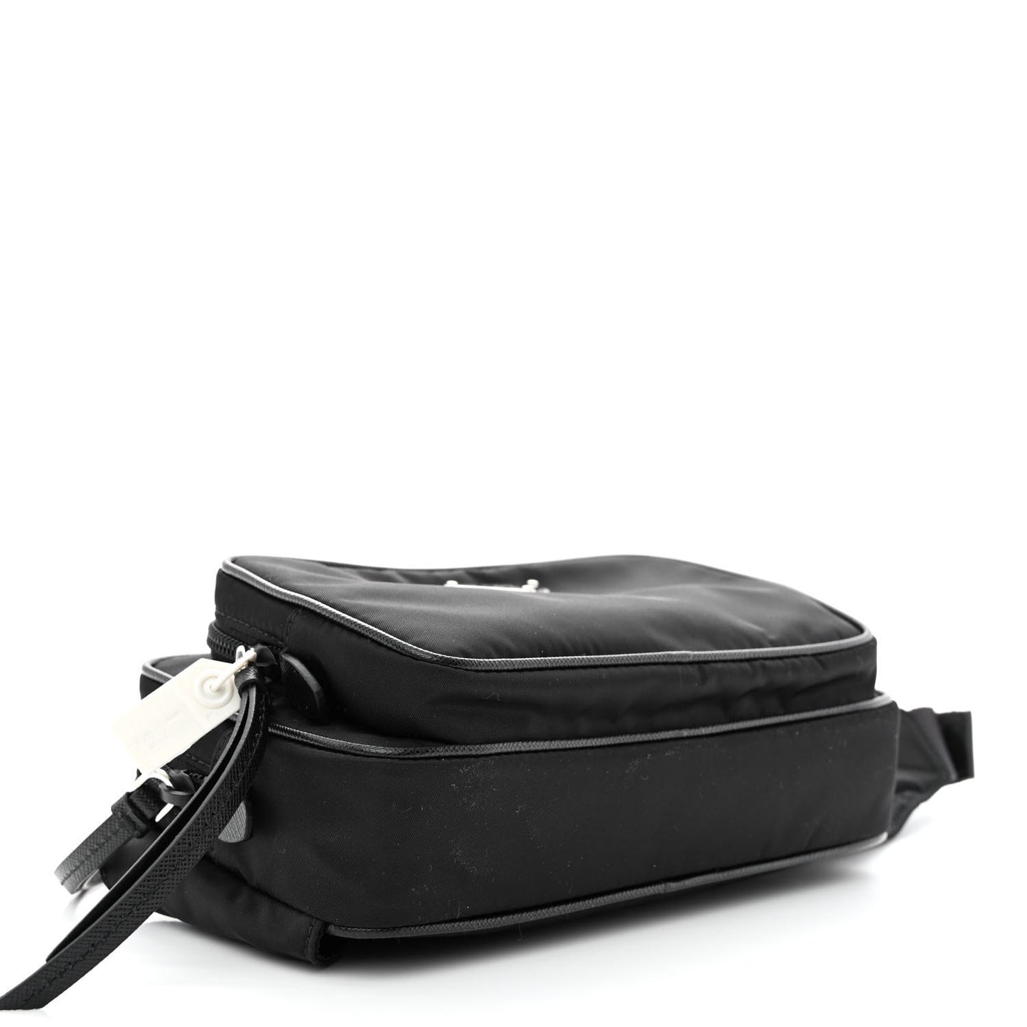 Re-Nylon Saffiano Belt Bag L Black