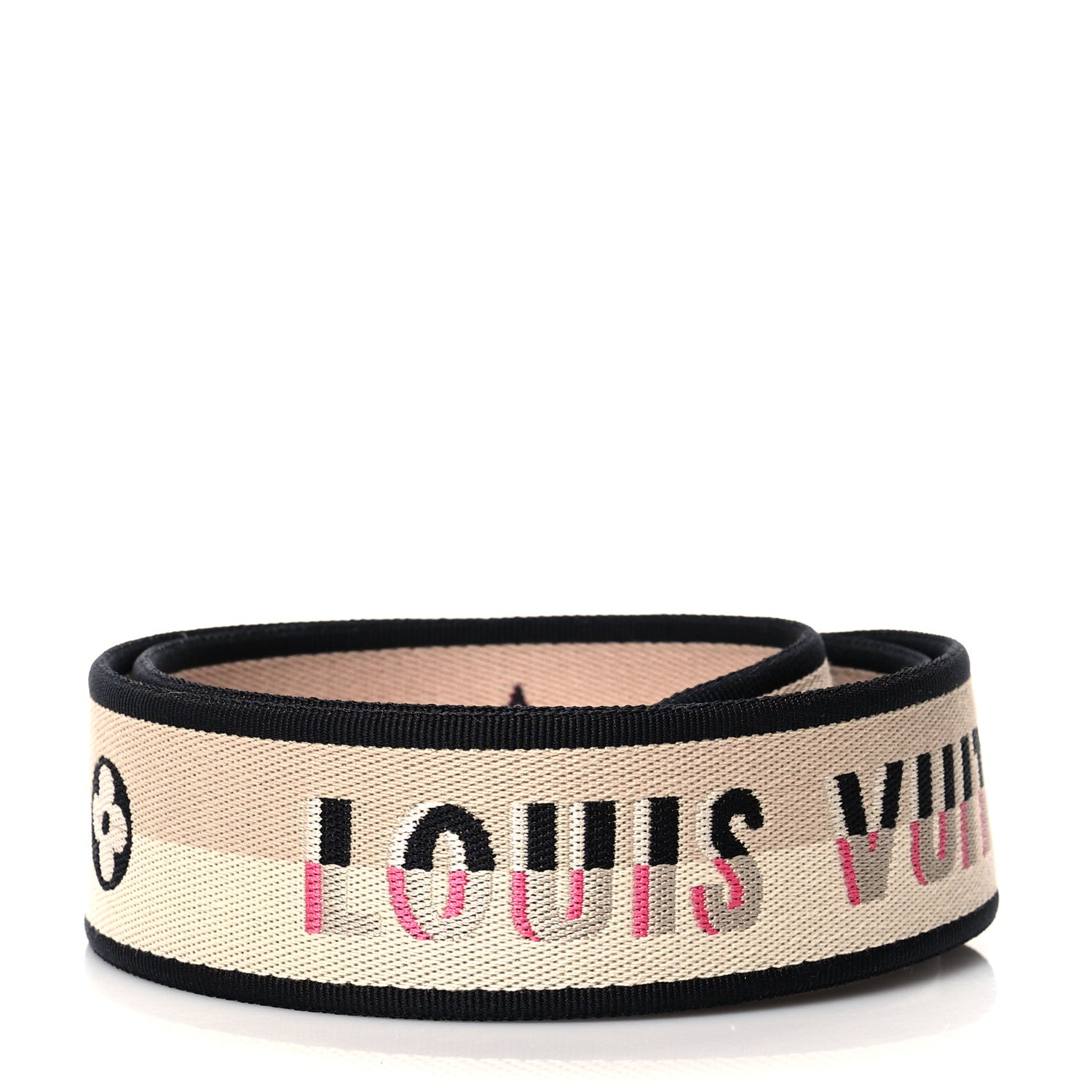 Louis Vuitton Jacquard Speedy Bandouliere 20 Shoulder Strap Black 2 of 5