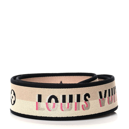 Louis Vuitton Jacquard Speedy Bandouliere 20 Shoulder Strap Black 2 of 5