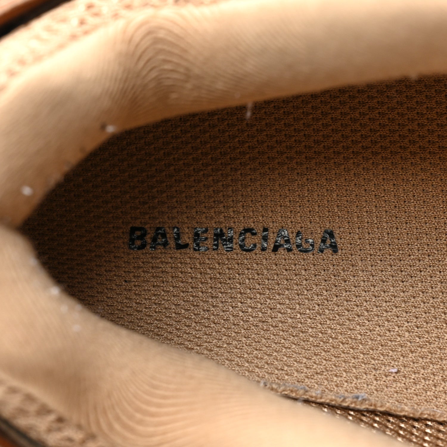 Balenciaga Mesh Rubber Uni-Matte Full Color Womens Track Sneakers 37 Full Beige 8 of 10