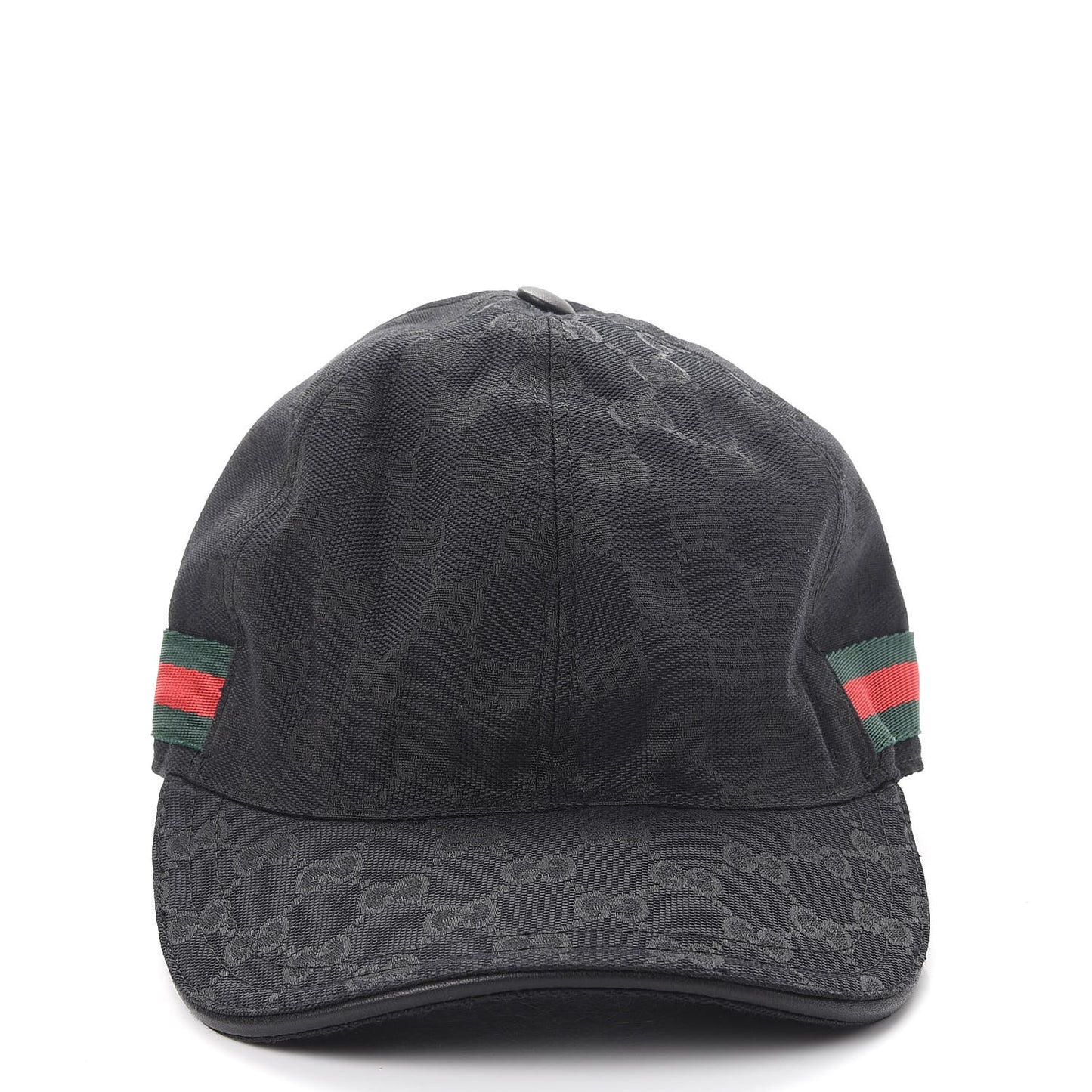 Monogram Web Baseball Hat M Black