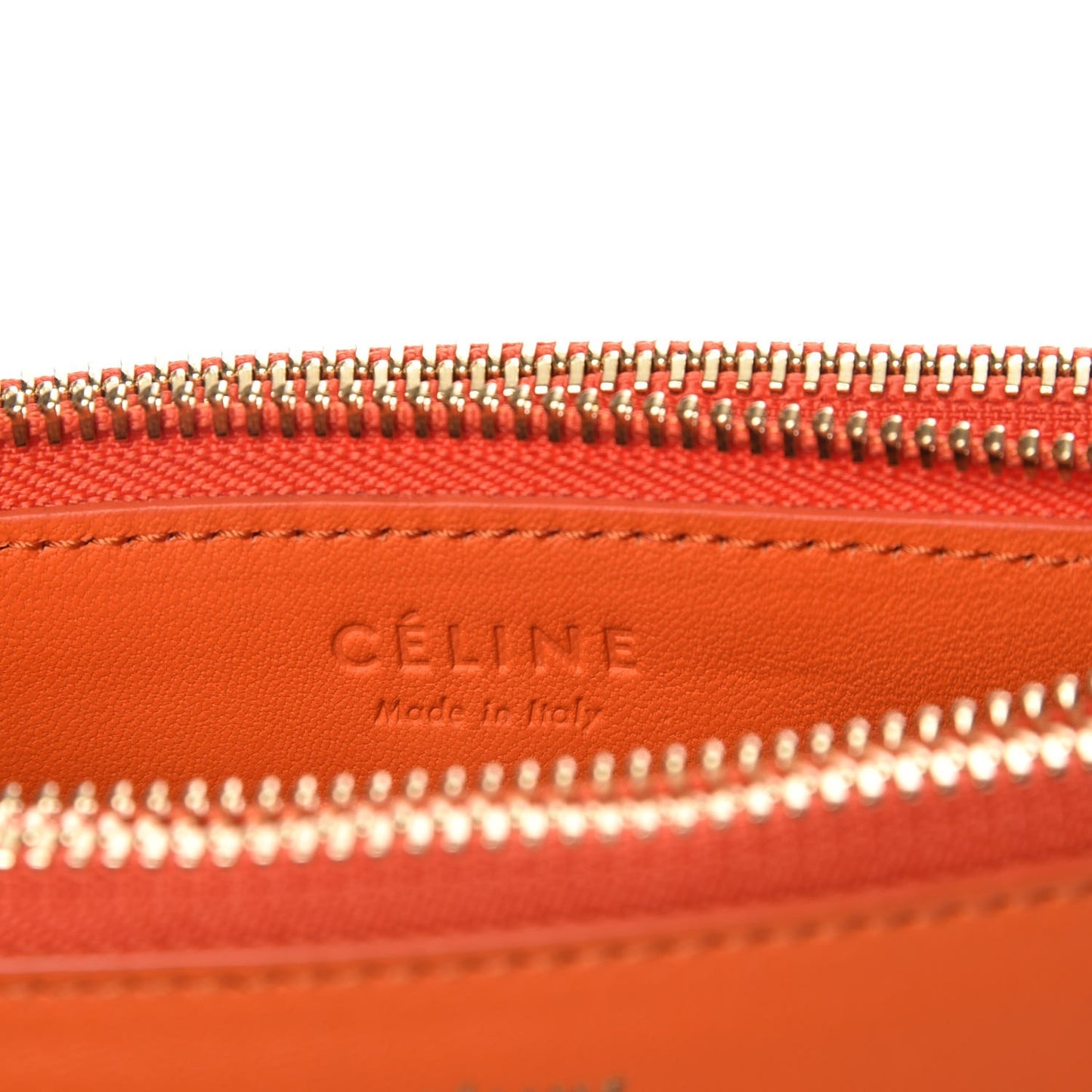 Lambskin Small Trio Crossbody Bag Bright Orange