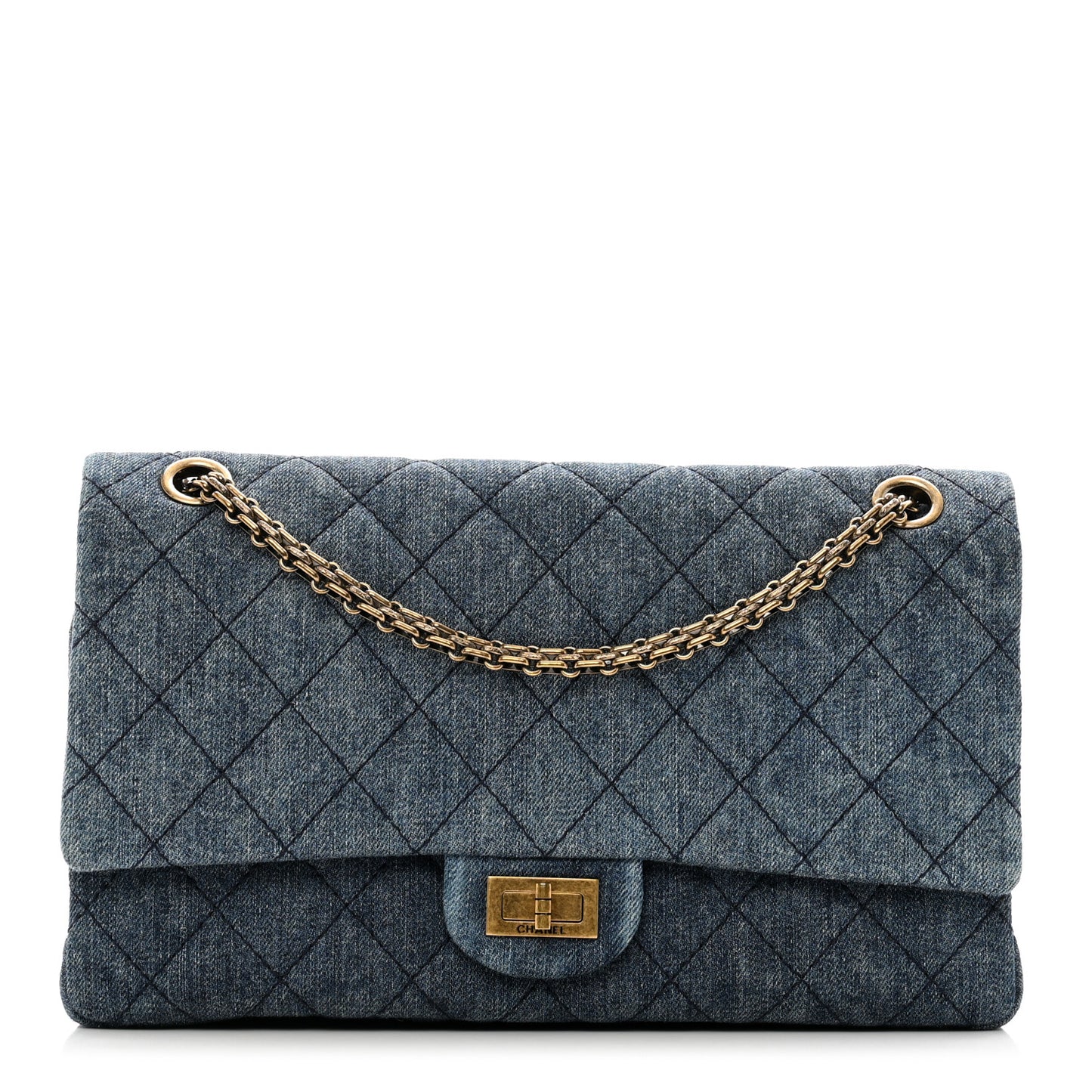 Denim Quilted 2.55 Reissue 225 Flap Blue