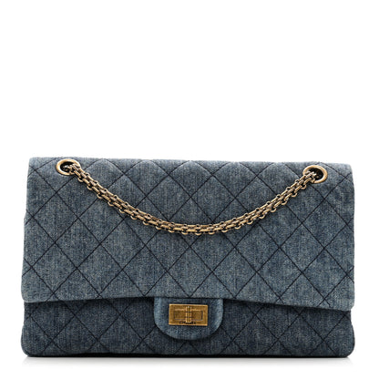 Chanel Denim Quilted 2.55 Reissue 225 Flap Blue 1 of 11