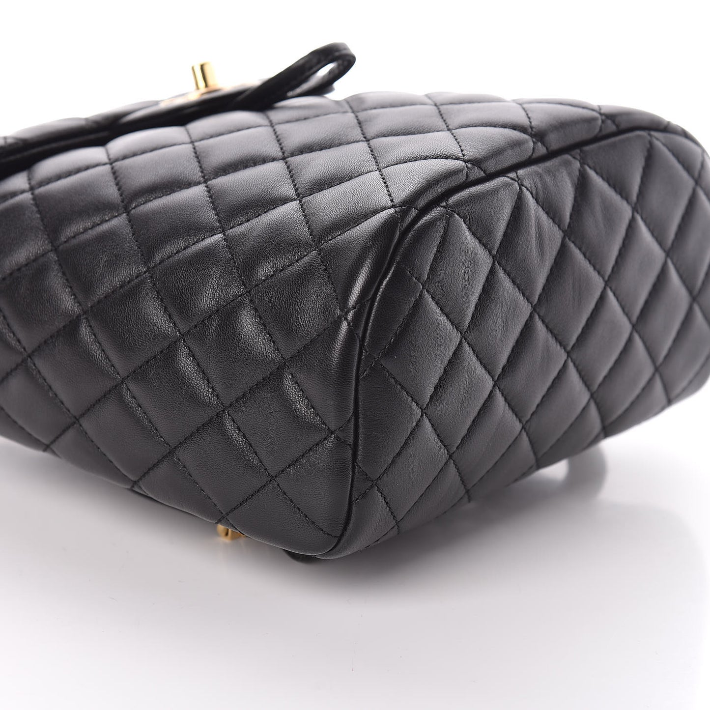 Lambskin Quilted Mini Urban Spirit Backpack Black