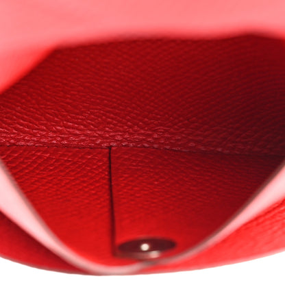 Hermes Epsom Bastia Coin Purse Rouge Casaque 5 of 11