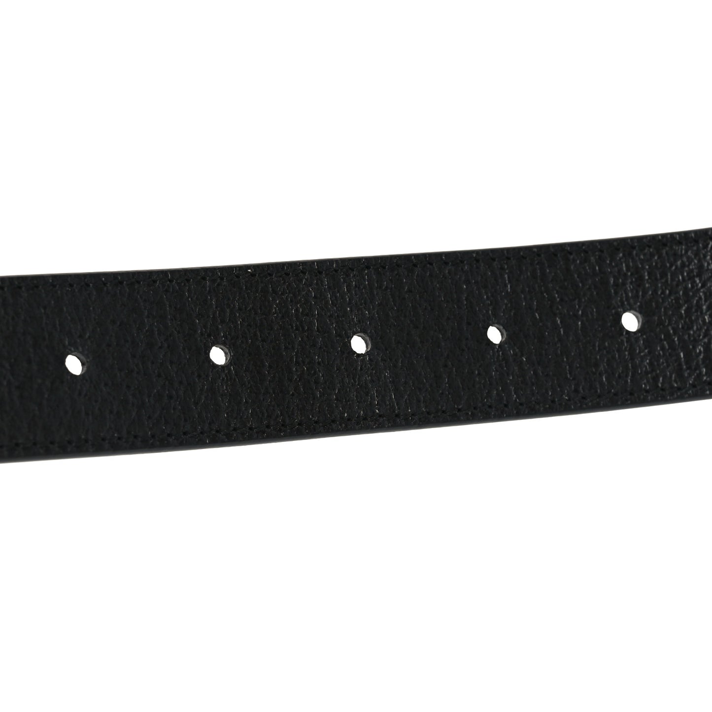 GG Supreme Monogram Textured Dollar Calfskin Squared Interlocking G 30mm Reversible Belt 115 46 Black