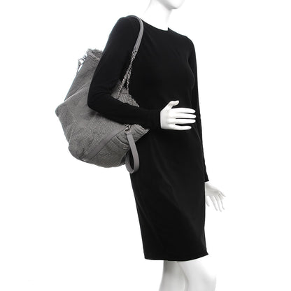 Chanel Canvas Small Double Face Tote Gray 2 of 8