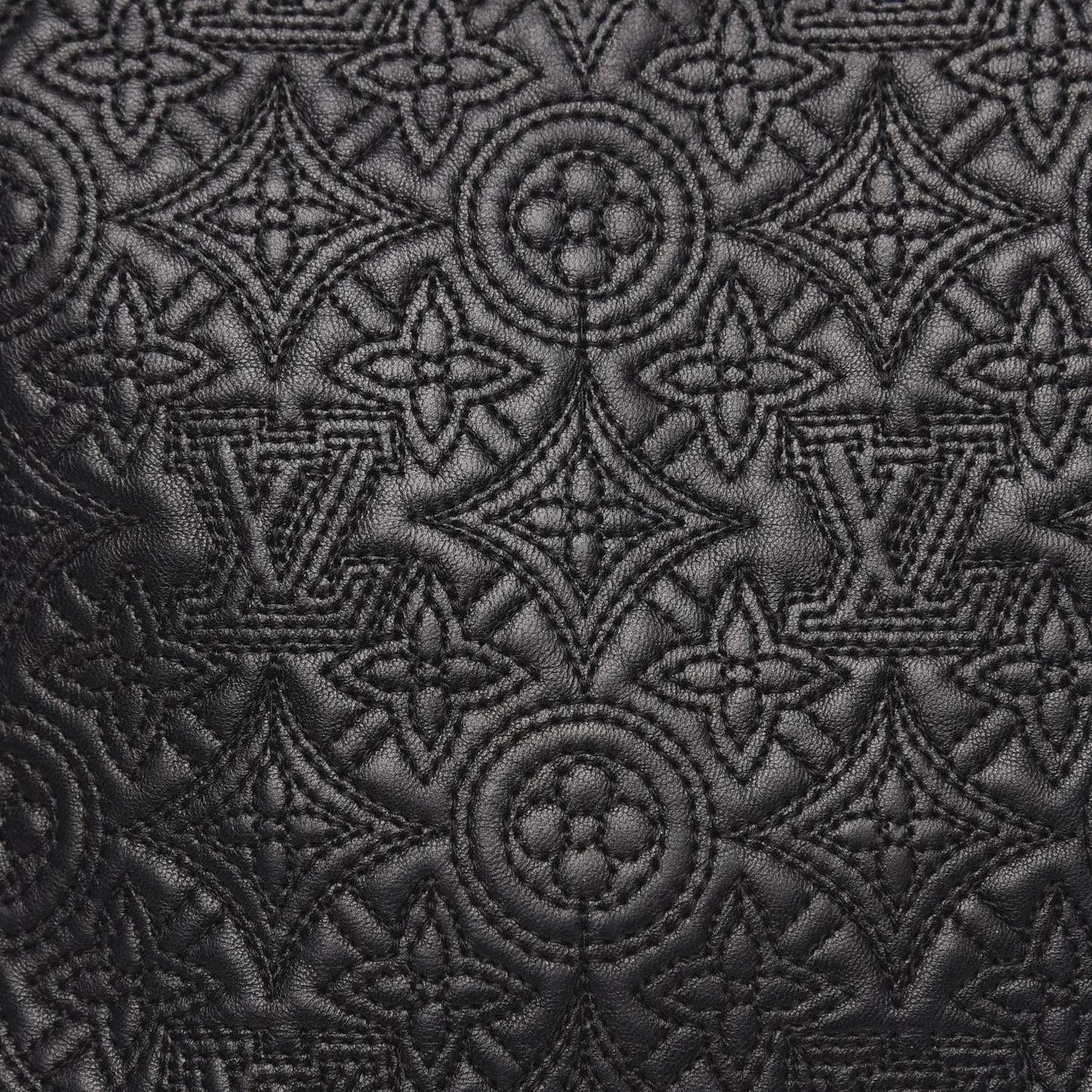 Monogram Lambskin Antheia Ixia MM Black