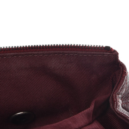 Chanel Goatskin Quilted CC Waiter Crossbody Burgundy 7 of 10