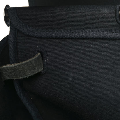 Hermes Toile Vache Calfskin Herbag 39 MM Black 13 of 19