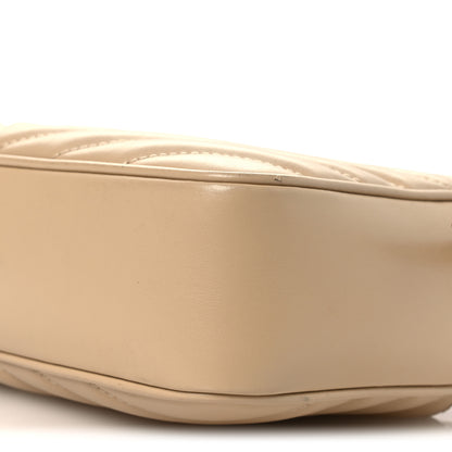Saint Laurent Calfskin Matelasse Monogram Lou Camera Bag Dark Beige 10 of 13