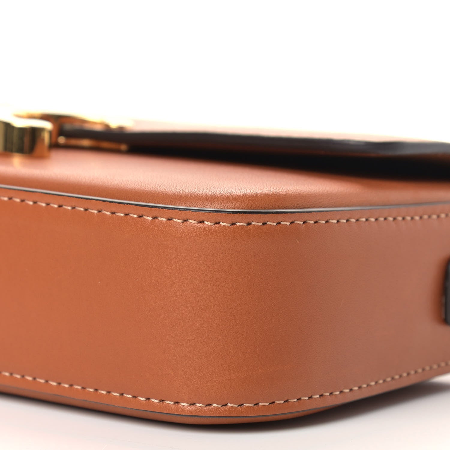 Celine Natural Calfskin Triomphe Shoulder Bag Tan 11 of 12