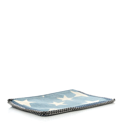 Stella McCartney Denim Star Falabella Clutch Blue 3 of 9