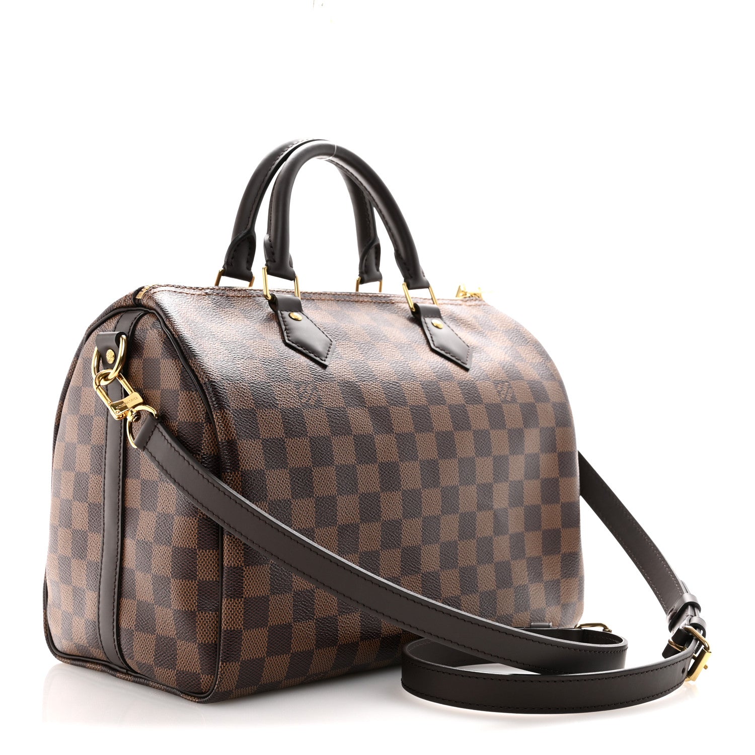 Louis Vuitton Damier Ebene Speedy Bandouliere 30 3 of 10