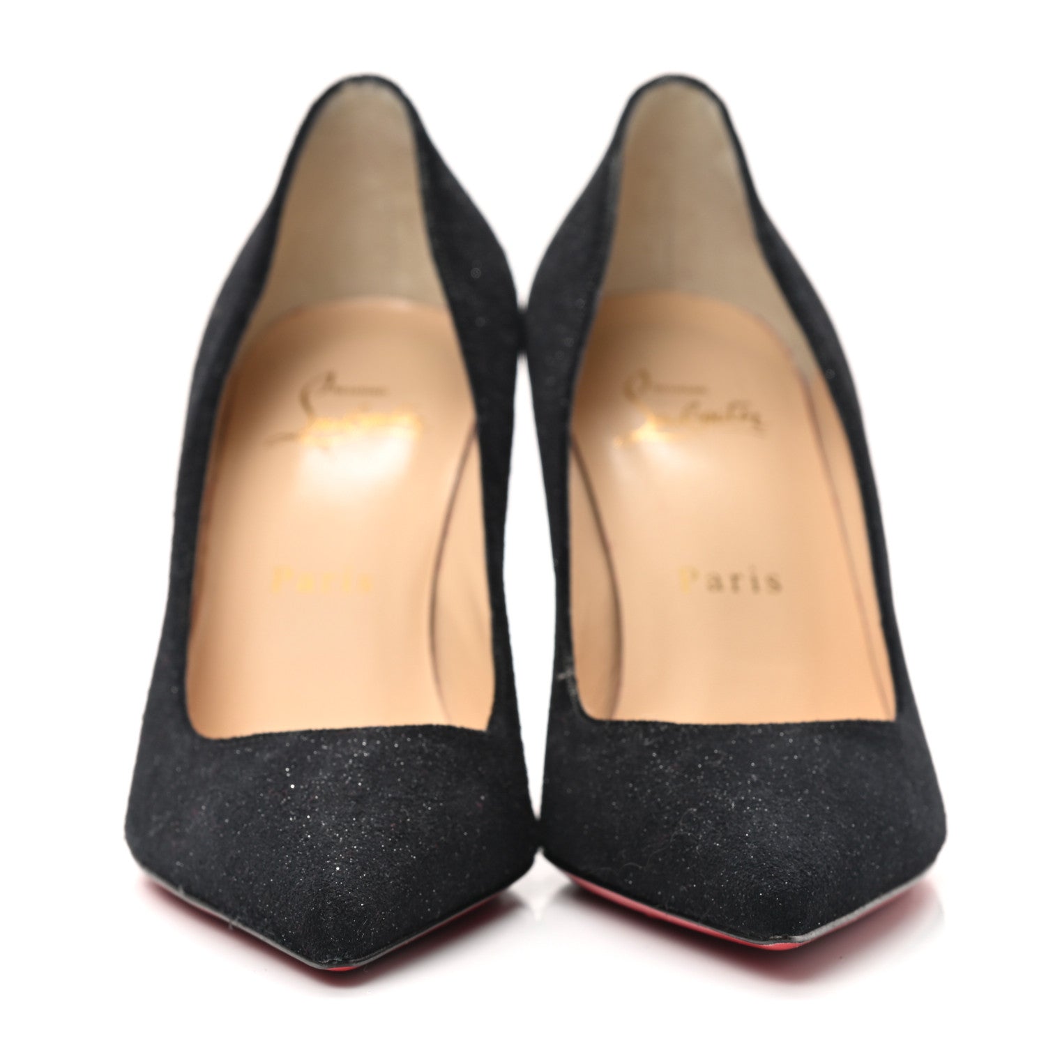 Christian Louboutin Glitter Decoltish 85 Pumps 36.5 Black 2 of 9