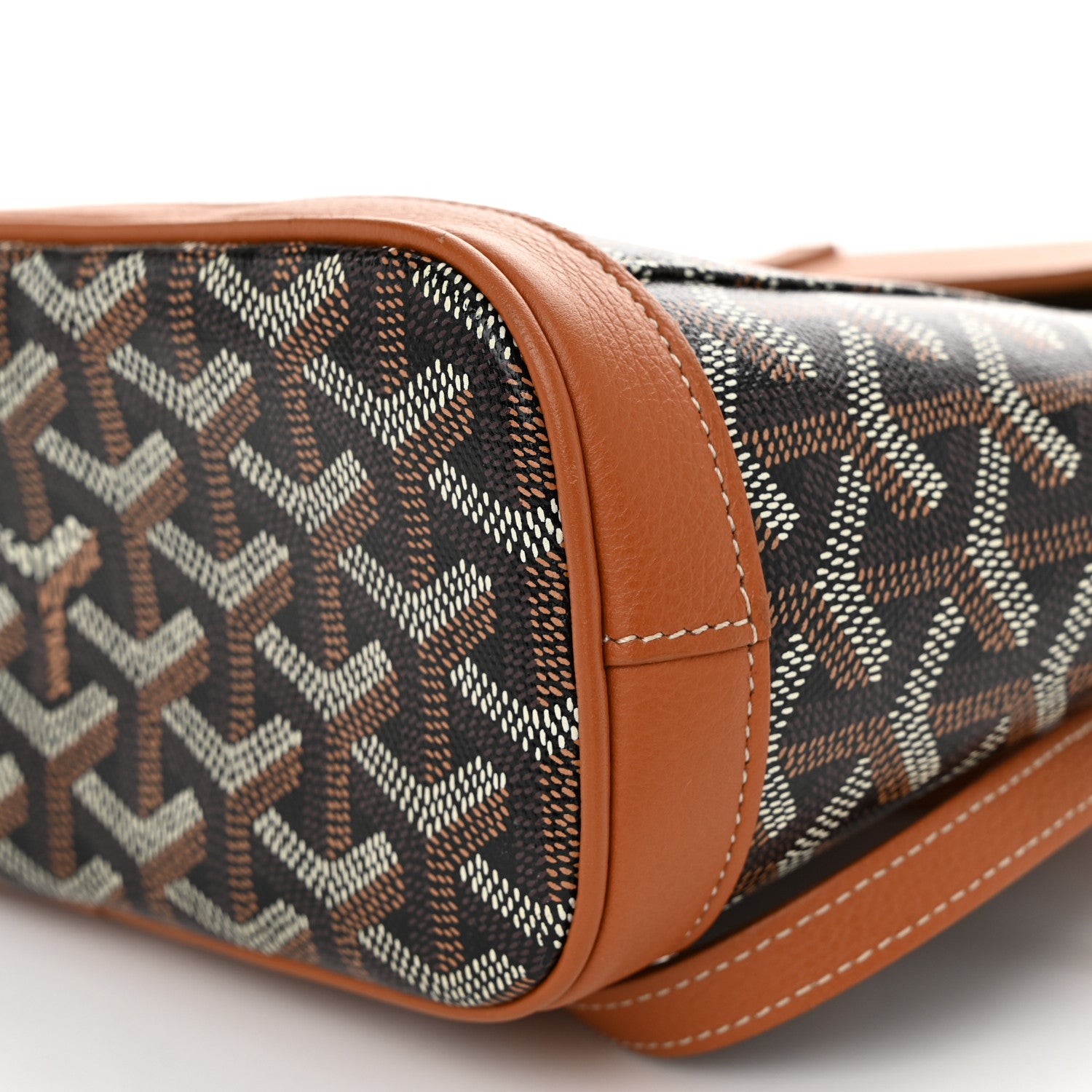 Goyard Goyardine Calfskin Mini Alpin Backpack Black Gold 9 of 9