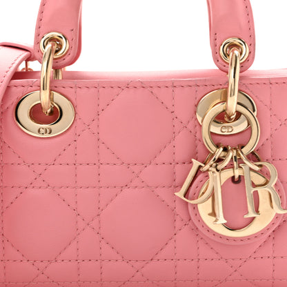 Christian Dior Lambskin Cannage Micro Lady D-Joy Pink 8 of 12