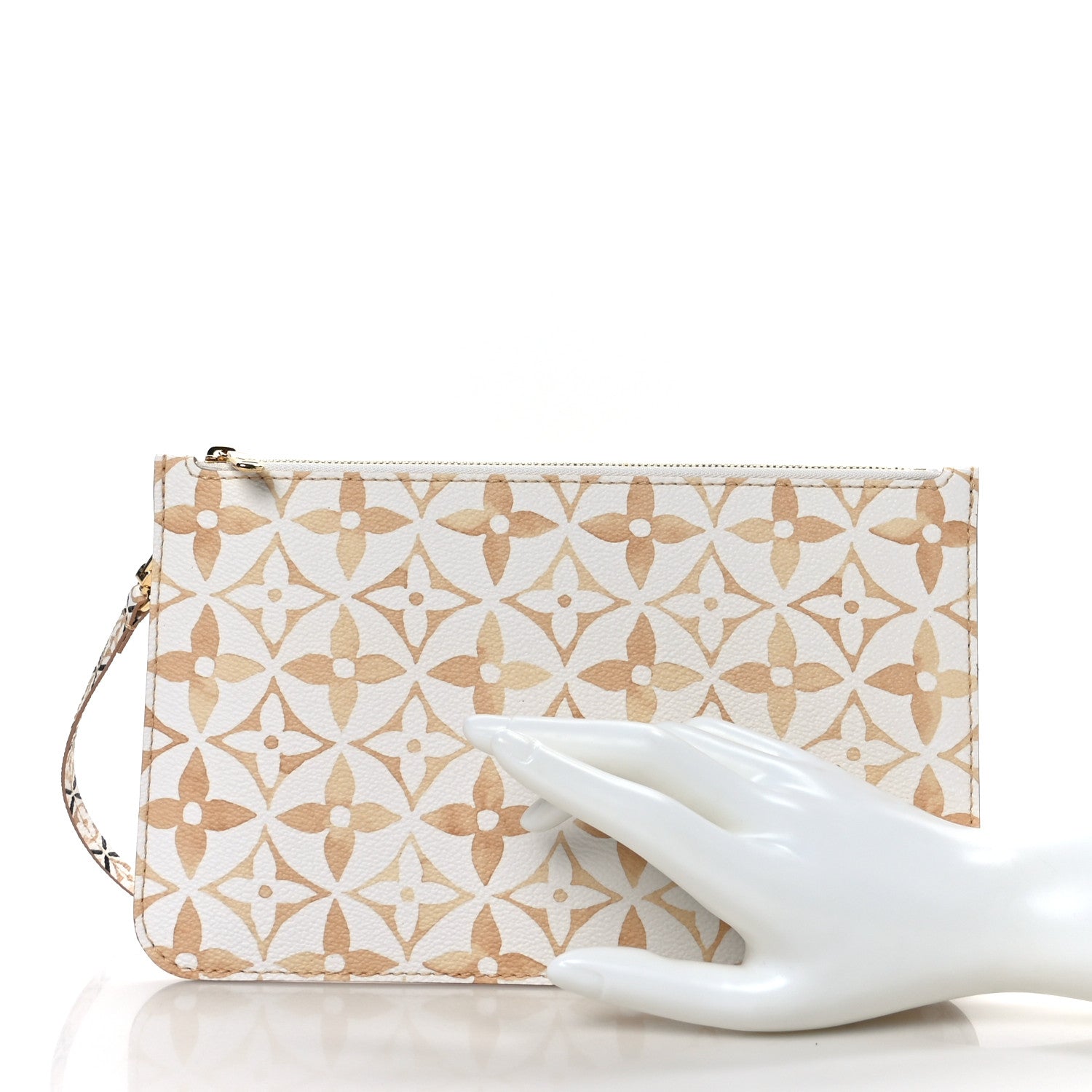 Louis Vuitton Monogram Giant By The Pool 2.0 Neverfull MM Pochette Beige 2 of 6