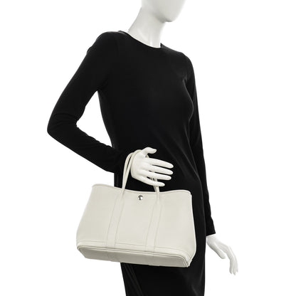 Hermes Negonda Garden Party Tote 30 TPM White 2 of 18