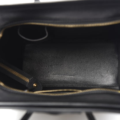 Celine Elephant Calfskin Suede Micro Tri-Color Luggage Sand 5 of 9