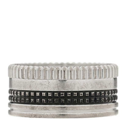 Boucheron 18K White Gold PVD Large Quatre Classique Ring 69 12.5 1 of 7