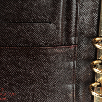 Louis Vuitton Damier Ebene Medium Ring Agenda Cover 10 of 12