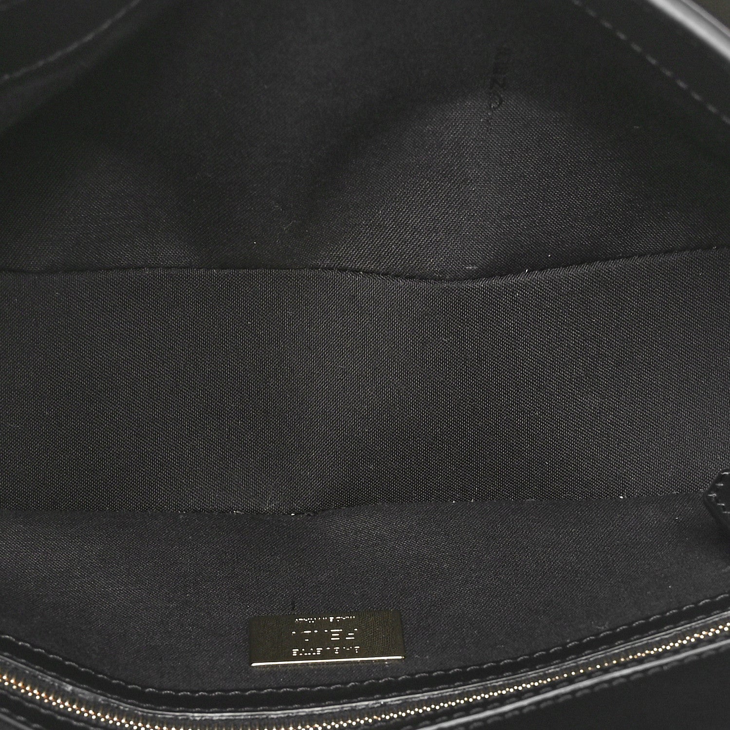 Fendi Vitello Grace Intarsio Geometric Brandy Black Multicolor 5 of 9