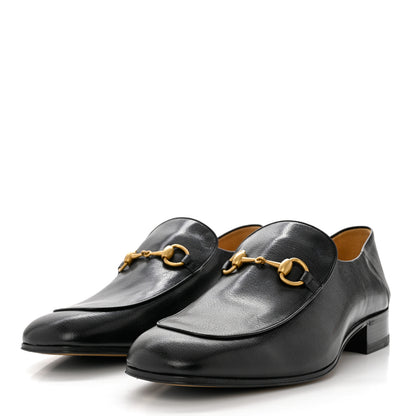 Gucci Goatskin Mens Horsebit Loafers 12 Black 3 of 8