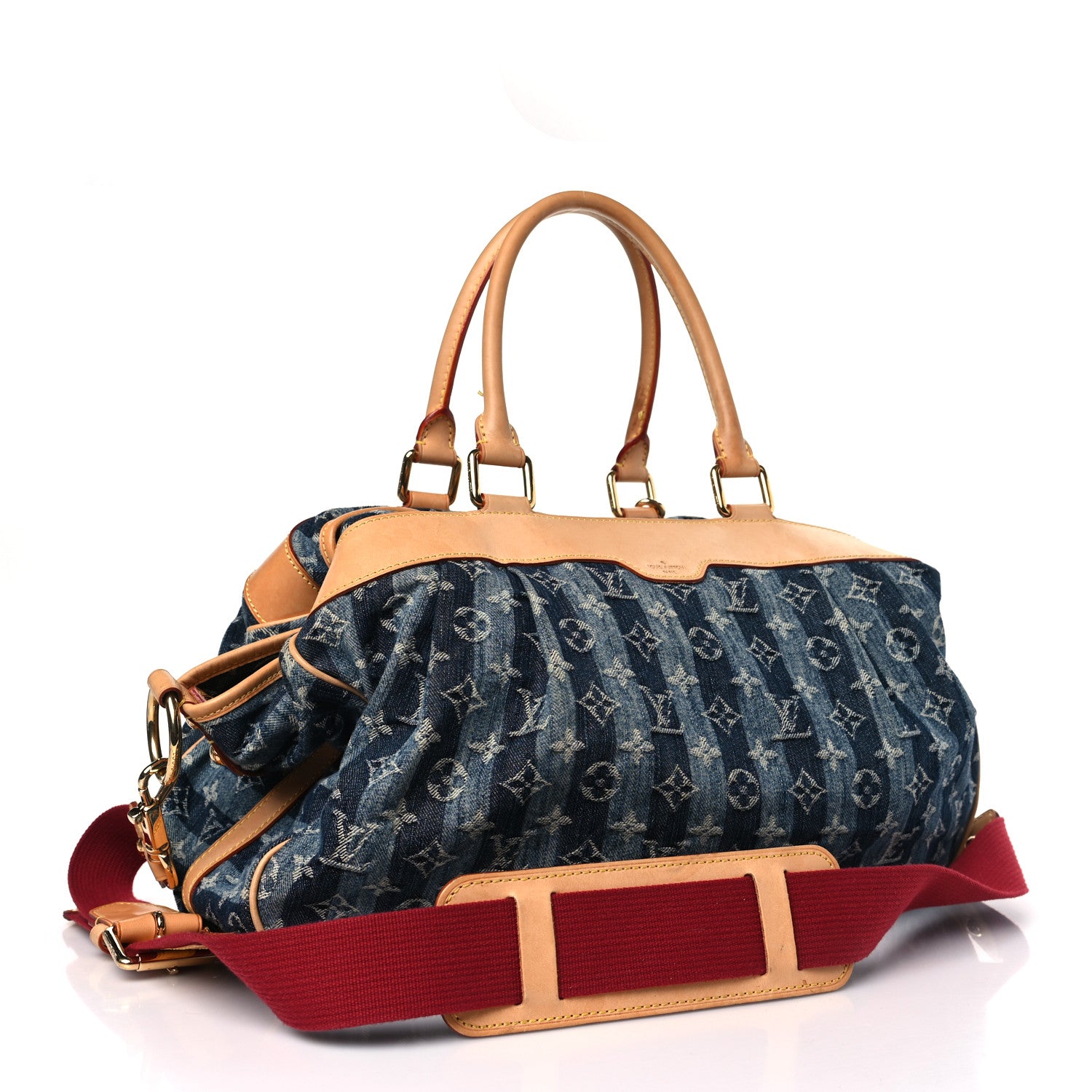Louis Vuitton Denim Raye Cabas GM 3 of 10