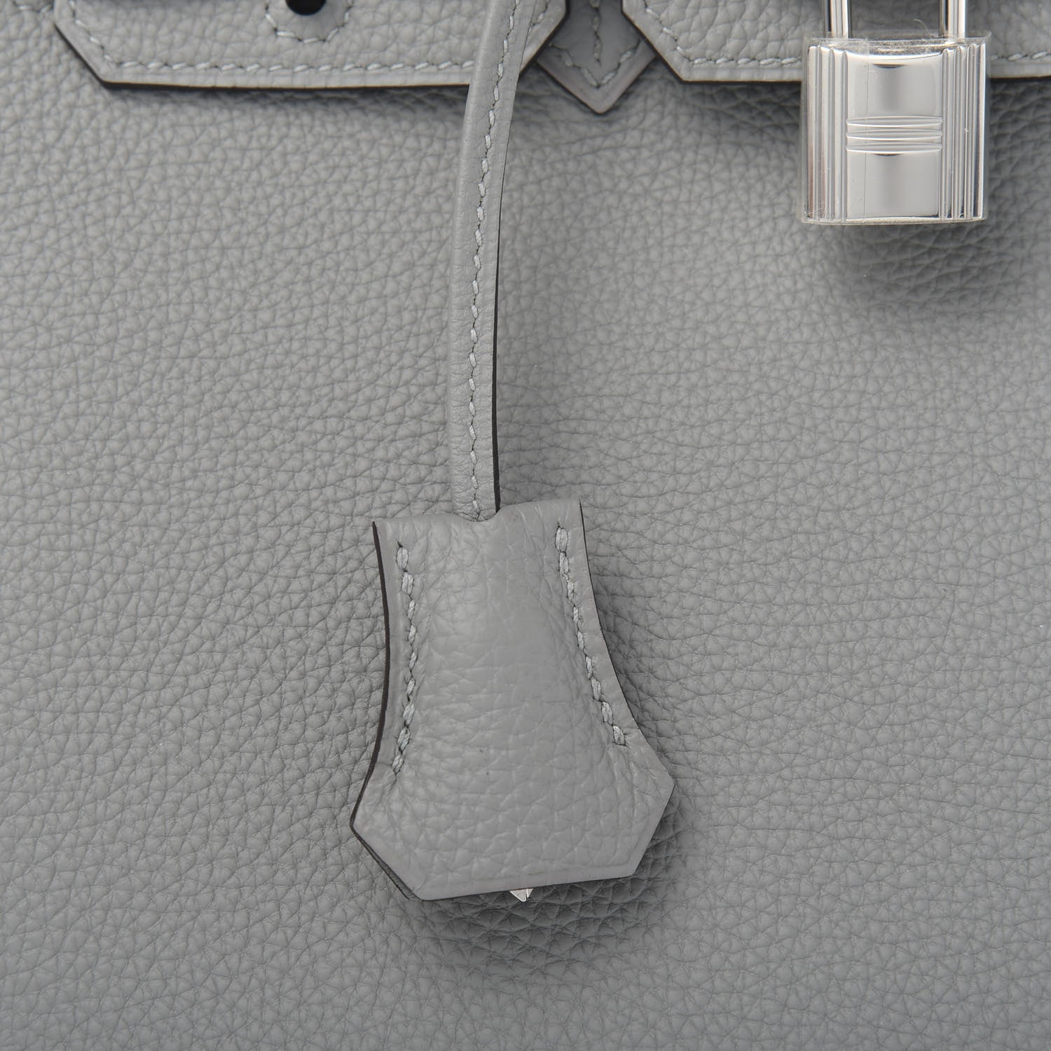 Hermes Togo Birkin 25 Gris Mouette 10 of 12