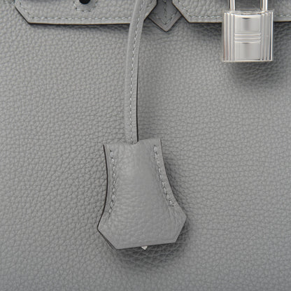 Hermes Togo Birkin 25 Gris Mouette 10 of 12